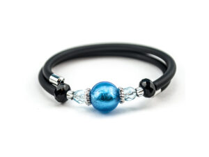Murano Glass Bracelet - Aquamarine