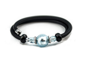 Murano Glass Bracelet - Light blue