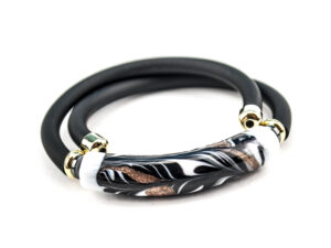 Murano Glass Bracelet - Black