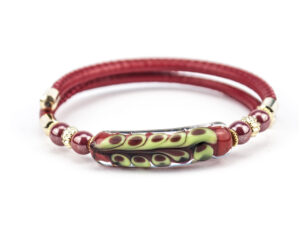 Bracelets in Murano Glass (Rama) - Red
