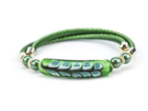 Bracelets in Murano Glass (Rama) - light green