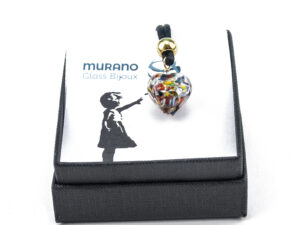 Pendent Heart in Murano Glass - small box