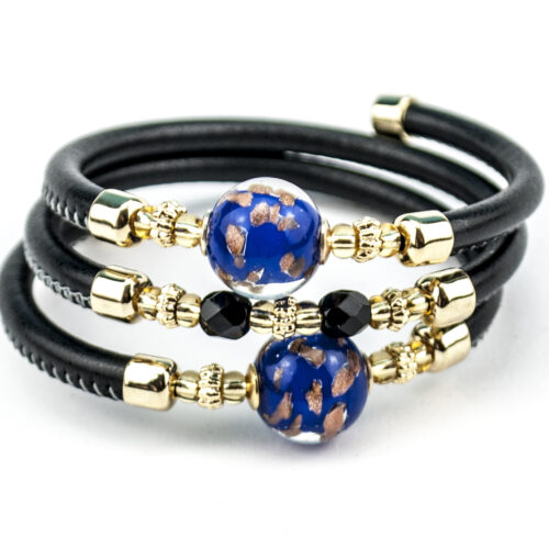 Bracelets in Murano Glass - Black